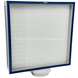 Aluminium Frame Plaat Hoge Efficiëntie Schone Luchtfilter Ventilator Zonder Partitie Scherm Glasvezel Filter 99.99% Hepa Filter