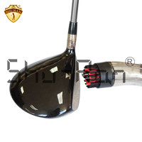 Brosse de nettoyage de golf ShuRan 2025 avec pulvérisateur d'eau, bouton-poussoir en plastique, cordon de serrage/accroche magnétique, accessoires de sport pour le nettoyage