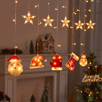 Guirlande lumineuse LED de Noël en gros, guirlande lumineuse en cuir pour la décoration de la maison, fête de Noël