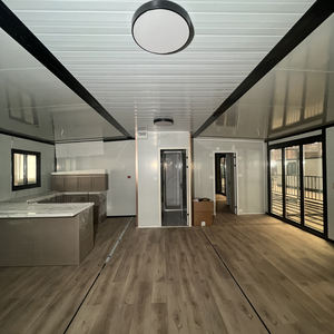 Casa de Campo ampliable, contenedor de 40 pies con 3 dormitorios, modular, portátil, barato, envío prefabricado - Product Image 2