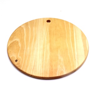 <span class=keywords><strong>Planche</strong></span> à découper et à servir en <span class=keywords><strong>bois</strong></span> de pin rond de 13,5 pouces, multi-usages, Yangjiang - Product Image 1