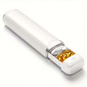 Nouvel Organisateur de Pilules Hebdomadaire en Alliage d'Aluminium de Haute Qualité avec Logo Personnalisé, Sans BPA, Étui de Voyage pour Pilules, Cadeau Promotionnel - Product Image 2