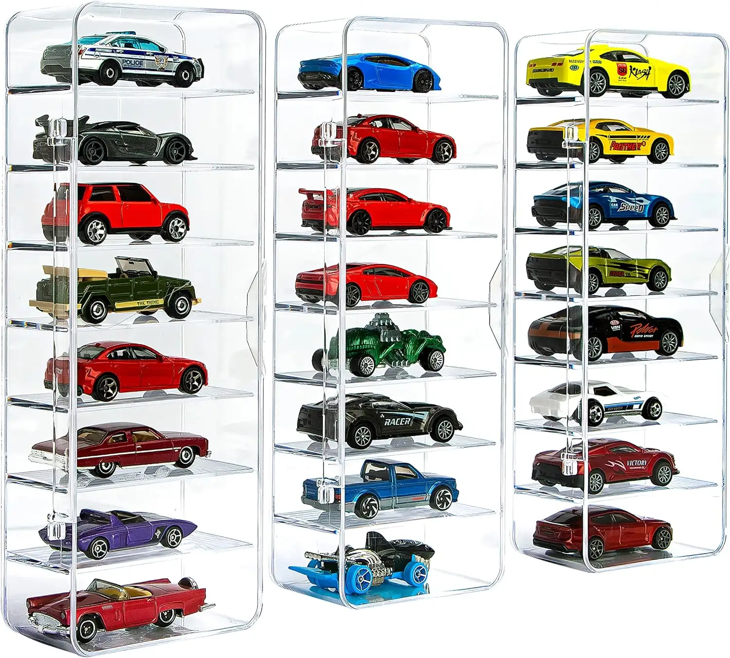 Selubung Display akrilik Bening, selubung dinding mobil, Model Diecast, selubung pajangan mobil, kabinet penyimpanan Bening, rak Display mobil Diecast