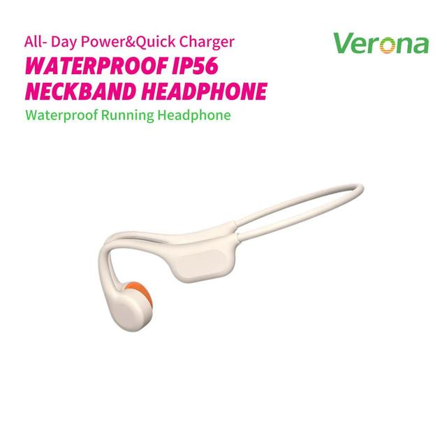 IP56 Waterproof Bone Conduction Earbuds 32GB Local Storage Active Noise Cancellation (ANC) for V6 20 Hours Playtime for