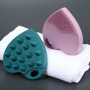 แปรงซิลิโคนสำหรับนวดหนังศีรษะทำให้<span class=keywords><strong>ผม</strong></span>เติบโต<span class=keywords><strong>แชมพู</strong></span>ที่ขัดหนังศีรษะเปียกแห้งใช้ได้กับผมทุกประเภทโลโก้ตามสั่ง - Product Image 2