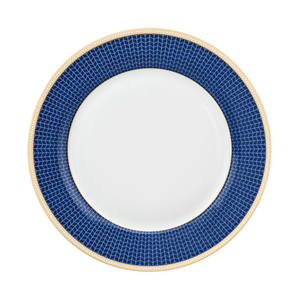 Vaisselle fine à bord doré Offre Spéciale ensemble de vaisselle en porcelaine bleue maison Ware Restaurant assiettes en céramique ensemble de dîner en porcelaine - Product Image 4