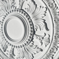 Médaillon plafond plafond médaillon décoration moulage haute dureté pour décorer le plafond d'une maison faible entretien