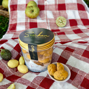 Malaysia's Tasty Musang King Durian Biscuit <b>Cookies</b> 200g Gluten-Free <b>Cookie</b> <b>Jar</b> Less Sweet Butter Chocolate Coffee Flavors Sugar - Product Image 4