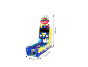 Máquina de Juego de <span class=keywords><strong>Bolos</strong></span> Simulador de Arcade de Metal y Plástico Operada con Monedas para <span class=keywords><strong>Centro</strong></span> de Juegos Interior - Product Image 6