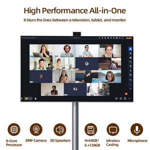 Tivi màn hình cảm ứng 27 32 inch, Smart <span class=keywords><strong>TV</strong></span> <span class=keywords><strong>Android</strong></span> 13, hiển thị kỹ thuật số, xoay được, Tivi di động, có thể sạc lại - Product Image 6
