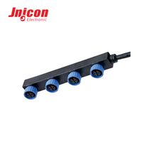 Conector Impermeable Jnicon Serie M15 F para Alumbrado Público, 10A 300v, Estándar CSA016, Conector Industrial con Certificación UL ROHS