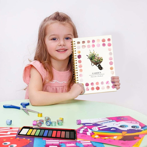 Cahier d'exercices d'<span class=keywords><strong>aquarelle</strong></span> pour débutants, reliure spirale, 6,5x9 pouces, avec un ensemble de 12 couleurs de peinture, pinceau, cadeau pour adolescents - Product Image 6