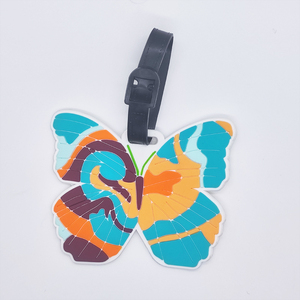 Étiquettes d'identification personnalisées en PVC souple pour valises, sacs et bagages de voyage - Product Image 1