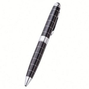 Stylo publicitaire promotionnel de haute qualité, rayé, épais, avec logo personnalisé imprimé, largeur d'écriture 0,7 mm, en acier, pour affaires et articles fantaisie - Product Image 2