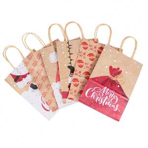 Bolsas de Papel Kraft Personalizables al por Mayor con Asa Biodegradable, Bolsas de Regalo con Diseño Degradable para Exposiciones - Product Image 6