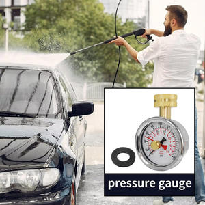 게이지에 대한 AKS 가정용 수압-실내/실외 정원 호스 관개 시스템용 스테인리스 스틸 0-200 PSI 3/4 "나사 - Product Image 3