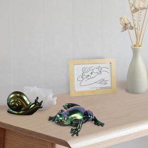DM528 3D Katak Paskah Kadal Siput Bentuk Cetakan Silikon Epoksi Resin Hewan Ornamen Cetakan Casting - Product Image 2