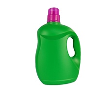 Bouteille et seau en plastique pour lessive, forme ronde, bouchon à vis, usage domestique, emballage pour adoucissant liquide