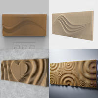 Mur décoratif mural 3D stéréoscopique ondulé, inspiré du visage humain, découpé en tranches, étanche, pour la maison, au design moderne et irrégulier
