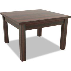 Table à thé vintage rectangulaire de la série Alera Valencia, 23-5/8" de largeur x 20" de profondeur x 20-3/8" de hauteur, meubles de salon occasionnels en acajou - Product Image 1