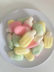 Bán buôn tùy chỉnh đầy màu sắc Gummy đóng băng khô kẹo chua ngọt trái cây có hương vị đóng băng khô Kem - Product Image 4