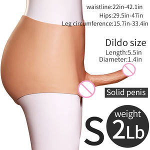 Mutandine Dildo Realistico Indossabili in Silicone Pieno per Donna Strapon Pantaloni con Pene per Lesbiche Giochi per Adulti Prodotti Sessuali - Product Image 6