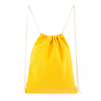 Sac à dos en coton de haute qualité avec cordon de serrage, sac de sport en toile, sac à dos pour hommes, femmes, enfants, école, voyage