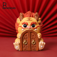Ensemble de 9 figurines en résine FengShui Nine Dragon Sons, statue de dessin animé traditionnelle chinoise, décoration de maison, ornement de bureau, cadeau porte-bonheur
