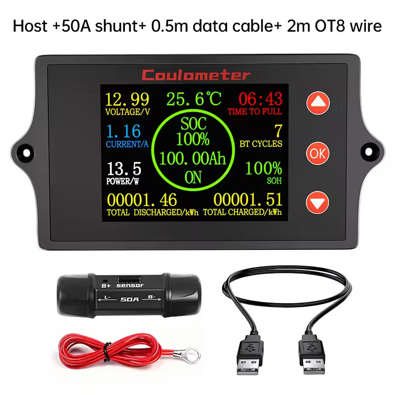 manganine 50A + 0,5M USB