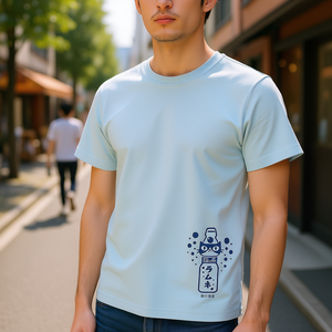 T-shirt con stampa Cat Ramune Nekonoshima a maniche corte, abbigliamento promozionale unisex - Product Image 3