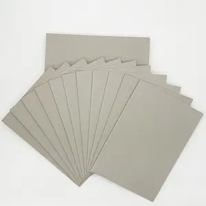 Rigid cardboard 2.0mm carton Gris 100% recycled grey board carton