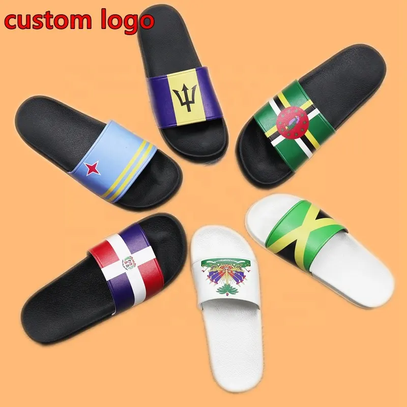 latest summer custom female fashion designer beach flat slides women's sandals for women and ladies girls slippers