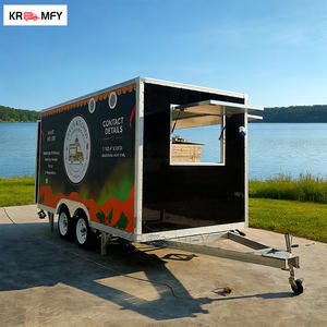 Chasis cuadrado galvanizado DOT CE, cocina para barbacoa completamente equipada para ahumador, parrilla, remolque de comida rápida para hot dogs. - Product Image 6