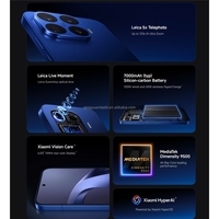 Version Globale Xiaomi 17T Pro 5G Smartphone Octa Core CDMA Écran AMOLED 6,83 pouces Hyper AI Dimensity 9500 7000 mAh 100W Français