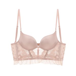 Soutien-gorge sexy en dentelle avec dos ajouré, style camisole, corset à baleines, pour femme - Product Image 2