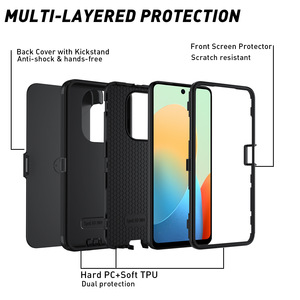 Funda Protectora 3 en 1 con Clip para Cinturón y Soporte Giratorio 360° para <span class=keywords><strong>iPhone</strong></span> 18 17 16 15 14 <span class=keywords><strong>13</strong></span> - Product Image 5