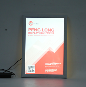 Hot Bán Led Snap khung Backlit nhôm treo tường khung ảnh biển quảng cáo tiết kiệm năng lượng Áp phích khung hiển thị - Product Image 6