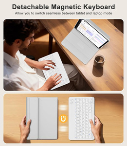 Étui Clavier Sans Fil Détachable Personnalisé pour Samsung Galaxy Tab S10 Lite S10 <span class=keywords><strong>S9</strong></span> FE 10,9 Pouces <span class=keywords><strong>S9</strong></span> 11 Pouces, Étui de Tablette Fin avec Support - Product Image 4