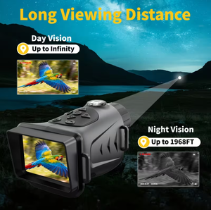 Nouveau modèle 2026 – Caméra de vision nocturne <span class=keywords><strong>infrarouge</strong></span> monoculaire haute définition 18X avec visée croisée, résolution 640x480, portée 5-900m - Product Image 4