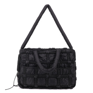 Fashion Luxury <b>Puff</b> Fabric Pet Tote Carrier, Breathable Portable Shoulder Sling <b>Bag</b> for Cat Puppy Outdoor Daily Travel - Product Image 2
