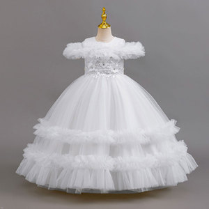 Robe de bal princesse à volants robe en tulle à plusieurs niveaux avec appliques florales hors épaule parfaite pour les événements de reconstitution historique de mariage d'anniversaire - Product Image 4