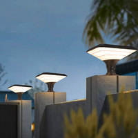 Haute qualité 20W LED extérieur poste jardin colonne lumières blanc chaud/froid étanche IP65 porte principale pierre pilier lampe en vente