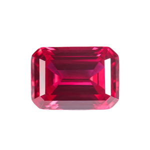 Nuôi cấy <span class=keywords><strong>m</strong></span>àu đá quý <span class=keywords><strong>ruby</strong></span> Emerald Shape 1CT Vòng Bông tai <span class=keywords><strong>m</strong></span>ặt dây chuyền có thể được điên - Product Image 3
