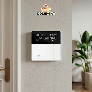 <b>Smart</b> <b>WiFi</b> Thermostat with Touchscreen OLED Display Slider Design App & Voice Control for Home & Universal Use - Product Image 2