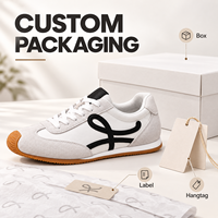 Baskets basses décontractées rétro pour femmes, style allemand, en microfibre, avec logo personnalisé