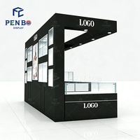Kiosque de luxe de style Dubaï pour centre commercial, présentoir à bijoux, parfums, montres et cosmétiques, conception de boutique de parfums