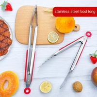 Pince de cuisine pour barbecue en acier inoxydable, ustensile de cuisine, pour pâtisserie, gâteaux, 9 pouces ou 12 pouces, pièces