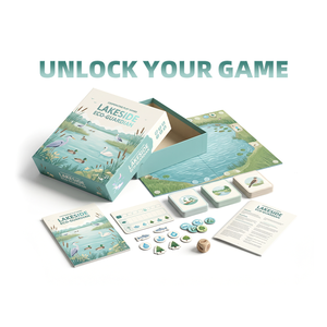 Boîte de rangement rigide en deux parties pour télescope, en carton épais de 3 mm, avec revêtement anti-reflet en lin, pour jeux de société immersifs RPG sur le thème des animaux de la forêt - Product Image 2
