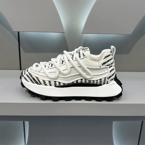 2024 <strong>New</strong> Men's Breathable Mesh Surface Thick Sole Increase Casual Sports Shoes - Product Image 2