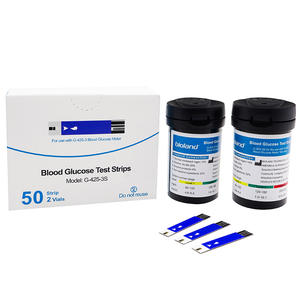 कारखाने की कीमत डिजिटल ग्लूटर रक्त ग्लूकोज मॉनिटर मैनुअल/बिजली से संचालित मधुमेह परीक्षण किट घरेलू उपयोग के साथ - Product Image 3